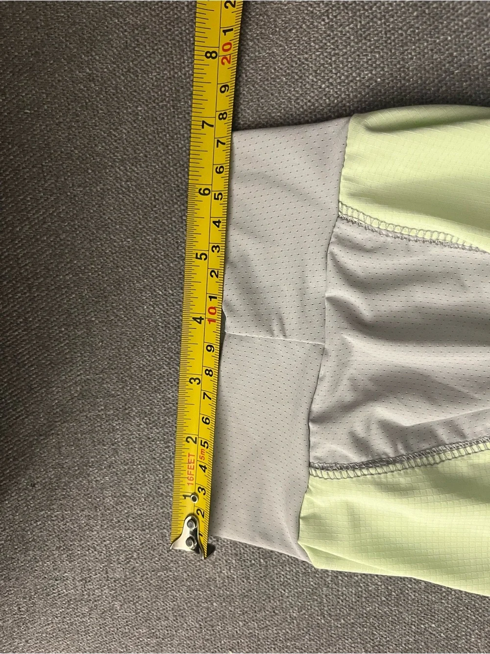 Mint & Gray Full Coverage Dog Bodysuit